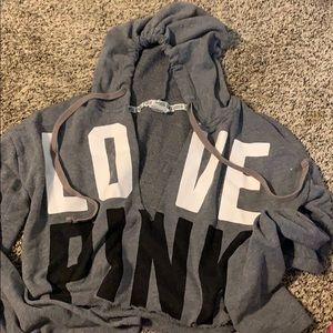 VS cropped hooded sweatshirt